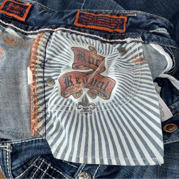Rock Revival Women’s Denim Debbie Straight Designed in USA 98%Cotton Size 26 - Picture 15 of 15
